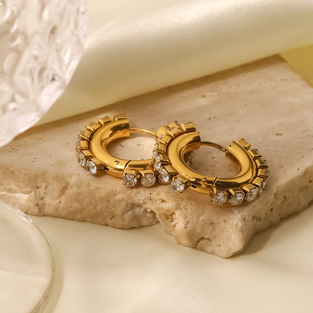18K PVD Gold Plated Earrings
